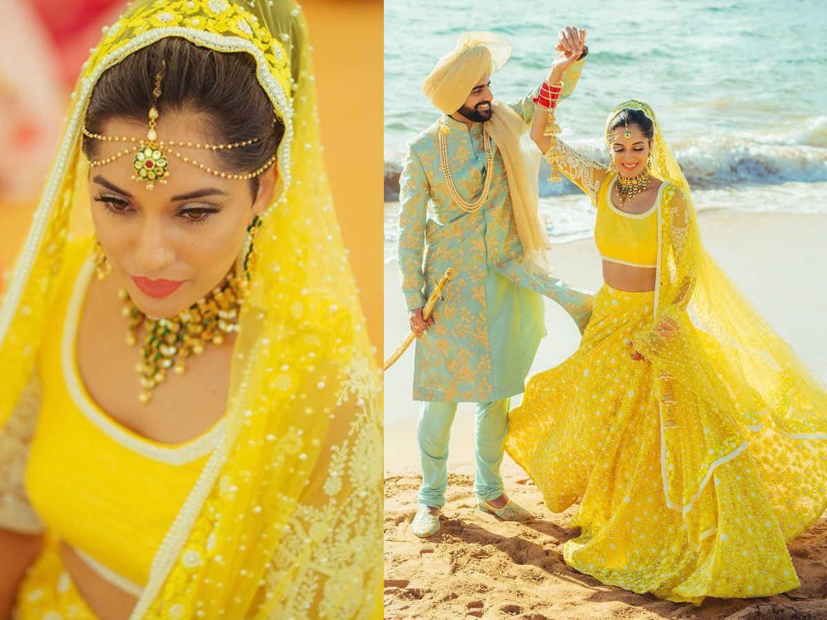 9 Stunning Brides Who Wore Yellow at Their Wedding!