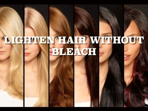 How to Lighten Your Hair Without Bleach