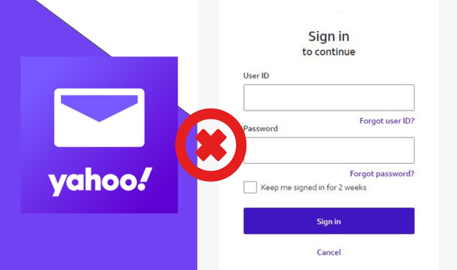 can’t log in to Yahoo Mail today