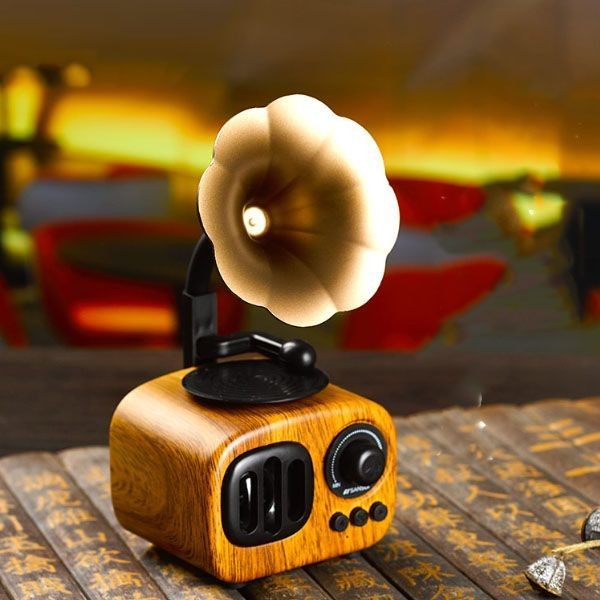 Mini gramophone vintage Bluetooth speaker