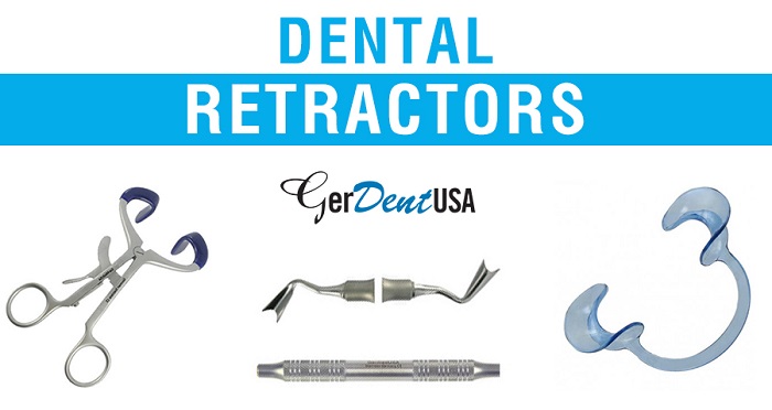 Application of dental retractors in dental surgical procedures