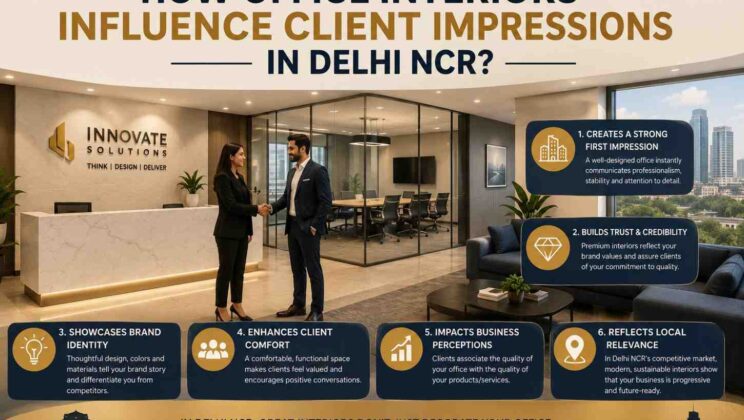 How Office Interiors Influence Client Impressions In Delhi NCR?